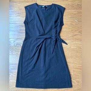 Women’s Nine West Black Faux Tie Sleeveless Dress-Size Medium